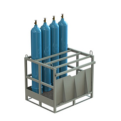 Контейнер для 12 кислородных (40л) баллонов
