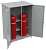 Шкаф металлический двойной для баллонов 27л