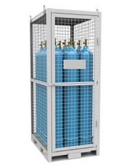 Клеть 12 кислородных (40л) баллонов 2160х1000х800