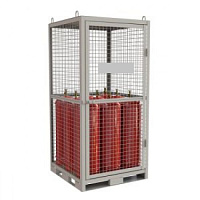 Клеть для 9 баллонов пропана (50л)  2160х1000х1000