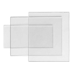 Стекло поликарбонатное прозрачное 110х90 мм